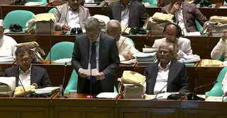 সংসদে অর্থমন্ত্রীর বাজেট বক্তব্য শুরু